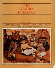 Cover of: The Western experience by [by] Mortimer Chambers [and others] Art essays by H. W. Janson.