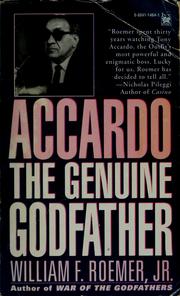 Cover of: Accardo: the genuine godfather