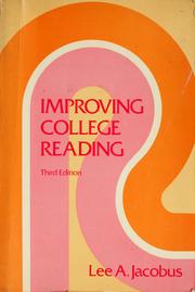 Cover of: Improving college reading