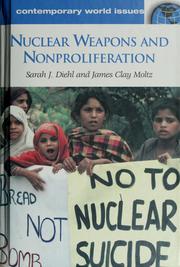 Cover of: Nuclear Weapons and Nonproliferation: A Reference Handbook (Contemporary World Issues)