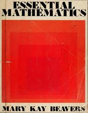 Cover of: Essential mathematics | Mary Kay Beavers