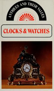 Cover of: Clocks and watches