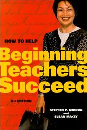 Cover of: How to help beginning teachers succeed