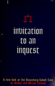 Cover of: Invitation to an inquest