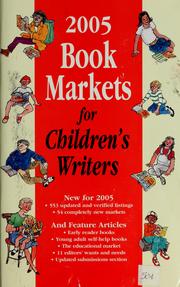 Cover of: Book market for children's writers by 