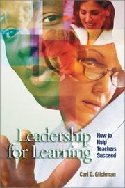 Cover of: Leadership for Learning by Carl D. Glickman