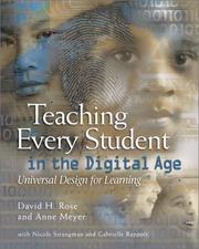 Cover of: Teaching Every Student in the Digital Age by David H. Rose, Anne Meyer