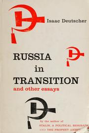 Cover of: Russia in transition by Isaac Deutscher