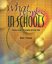 What works in schools by Robert J. Marzano