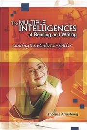 Cover of: The Multiple Intelligences of Reading and Writing: Making the Words Come Alive