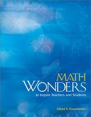 Cover of: Math Wonders to Inspire Teachers and Students by Alfred S. Posamentier