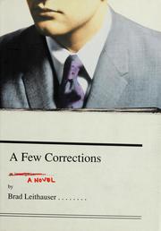 Cover of: A few corrections: a novel