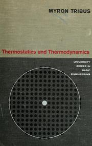 Cover of: Thermostatics and thermodynamics