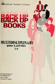 Cover of: Multidisciplinary games & activities by Henderson, George L.