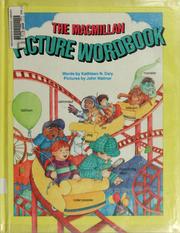 Cover of: The Macmillan picture wordbook