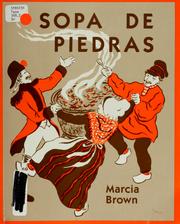 Cover of: Sopa de piedras by Marcia Brown