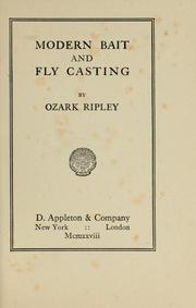 Cover of: Modern bait and fly casting
