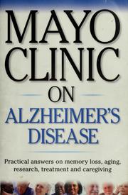 Cover of: Mayo Clinic on Alzheimer's disease