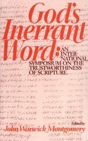 Cover of: God's Inerrant Word: An International Symposium on the Trustworthiness of Scripture