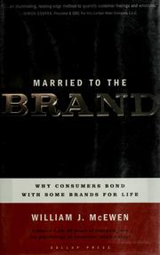Cover of: Married to the Brand by William J. McEwen