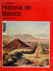 Cover of: Lecciónes de historia de México