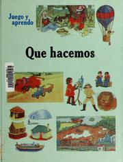 Cover of: Que hacemos