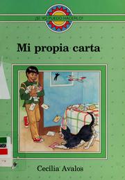 Cover of: Mi propia carta