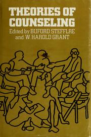 Cover of: Theories of counseling. by Buford Stefflre