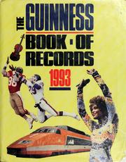 Cover of: The Guinness book of records, 1993