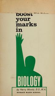 Cover of: How to boost your marks in Biology | Harry Moody