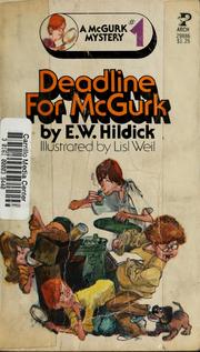 Cover of: Deadline for McGurk: a McGurk mystery