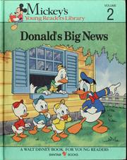 Cover of: Donald's big news/ story by Mary Packard by Mary Packard