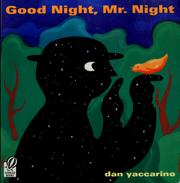 Cover of: Good Night, Mr. Night