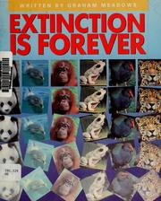 Cover of: Extinction is for ever