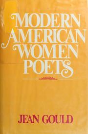 Cover of: Modern American women poets by Gould, Jean