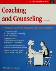 Cover of: Coaching and counseling by Marianne Minor
