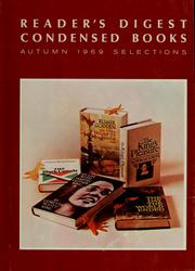 Cover of: Reader's digest condensed books: Autumn 1969 Selections