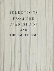 Cover of: Selections from the Upanishads and the Tao te king