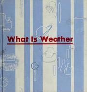 Cover of: What is weather?