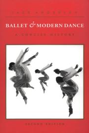 Cover of: Ballet & modern dance: a concise history