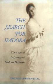 The search for Isadora by Lillian Loewenthal