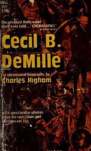 Cover of: Cecil B. DeMille by Charles Higham