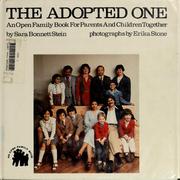 Cover of: The Adopted One: An Open Family Book for Parents and Children Together