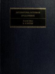 Cover of: International dictionary of geophysics: seismology, geomagnetism, aeronomy, oceanography, geodesy, gravity, marine geophysics, meteorology, the earth as a planet and its evolution.