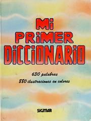 Cover of: Mi primer diccionario