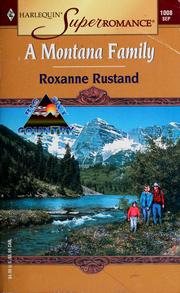 Cover of: A Montana Family: Big Sky Country (Harlequin Superromance No. 1008)