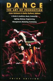 Cover of: Dance: the art of production