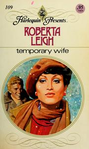 Cover of: Temporary wife