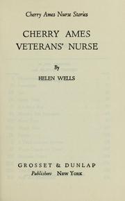 Cover of: Cherry Ames, veterans' nurse