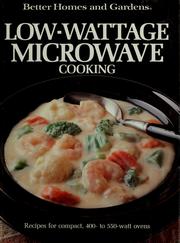 Cover of: Low-wattage microwave cooking. by 